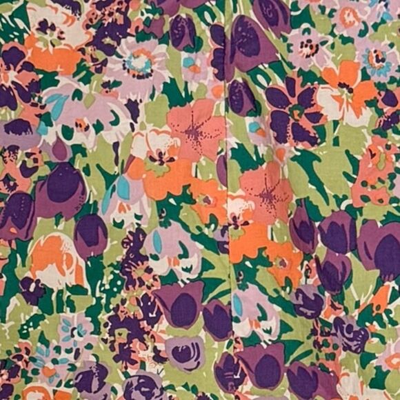 Yours Truly Woman's Ruffle Side Gadered Floral Lightweight Skirt 8 - Picture 10 of 10